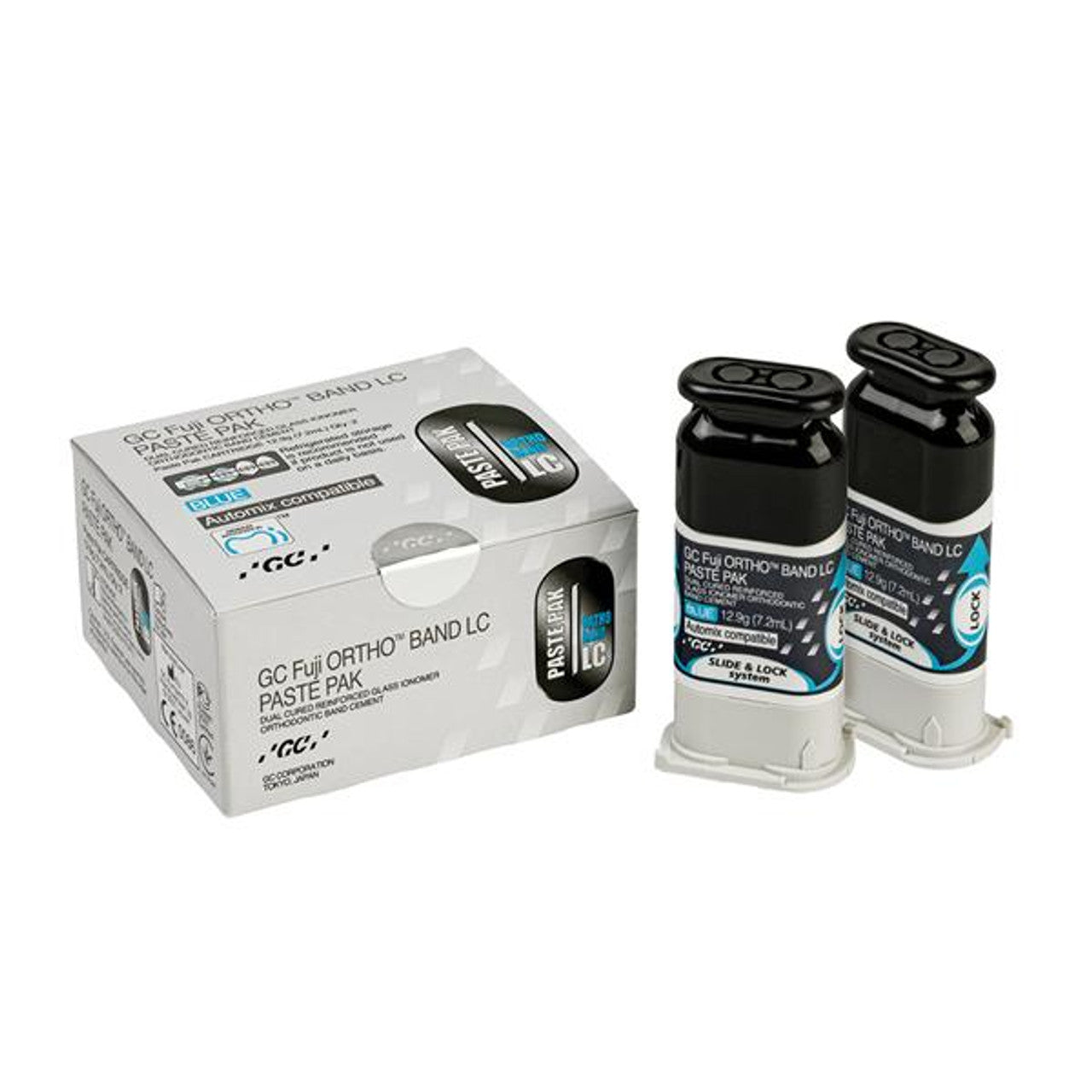 GC 014383 Fuji Dual-Cured Orthodontic Band Cement LC Paste Pak S/L EXP May 2024 GC 014383 Fuji Dual-Cured Orthodontic Band Cement LC Paste Pak S/L EXP May 2024